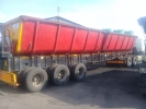 Intact side tipper trailers.